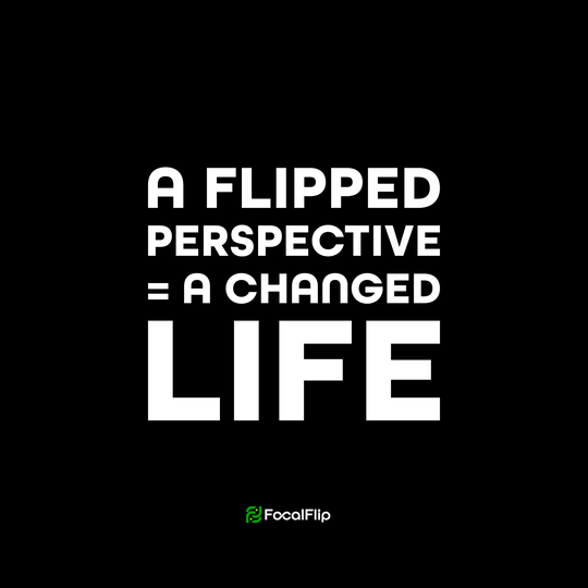 FocalFlip Hoodie - A Flipped Perspective = A Changed Life