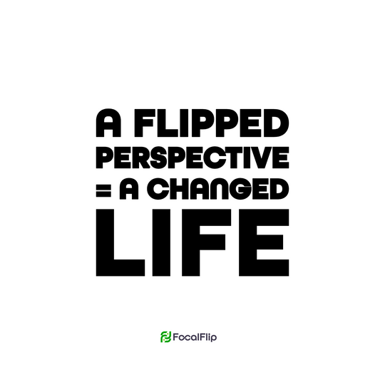 FocalFlip Hoodie - A Flipped Perspective = A Changed Life